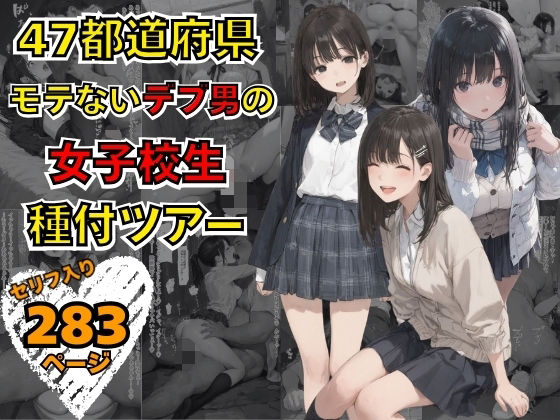 【完全版】47都道府県  デブ男の女子校生種付ツアー｜d_736728