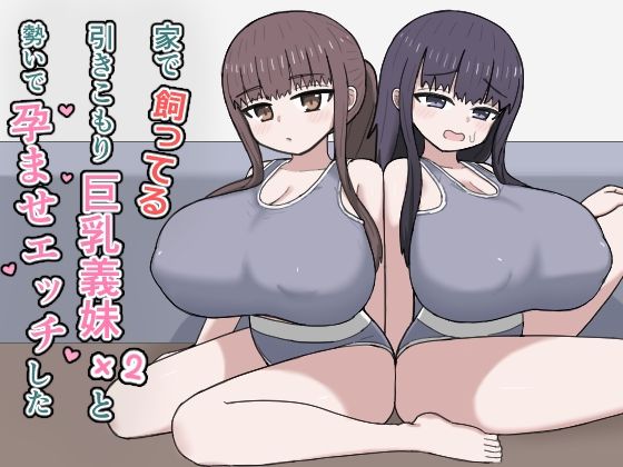 【完全版】家で飼ってる引きこもり巨乳義妹×2と勢いで孕ませエッチした｜d_764771